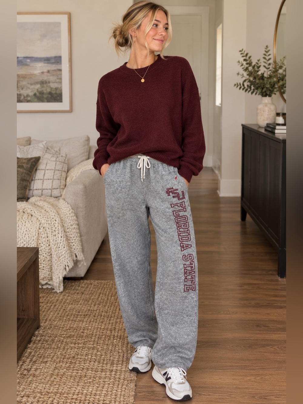 League women’s Triblend Sweatpants Florida State - Go ‘ Noles